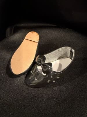 Doll Clothes 18" Shoes Fits American Girl Dolls Black With Bow - Thumbnail 4