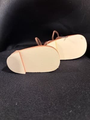 Doll Clothes 18" Shoes Fits American Girl Dolls Brown Laced Boots - Thumbnail 3