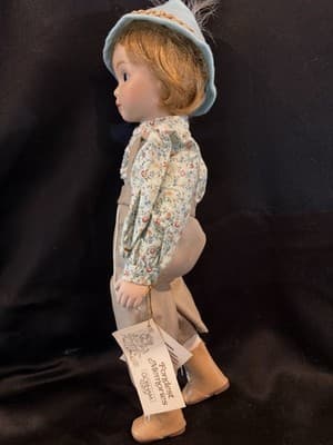 1989 Vintage Gorham Collection Porcelain Doll Fondest Memories Hansel - Thumbnail 4