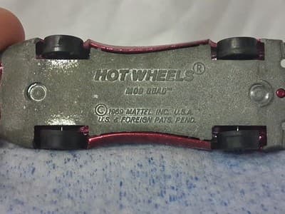 Hot Wheels Redline Magenta Mod Quad Black Interior 1970 NM Nice - Thumbnail 10