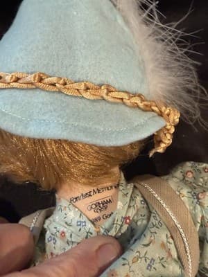 1989 Vintage Gorham Collection Porcelain Doll Fondest Memories Hansel - Thumbnail 6