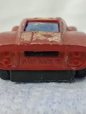 1969 Hot Wheels Sizzlers " Ford Mark IV " RED Vintage Mexico UnTested - Thumbnail 7