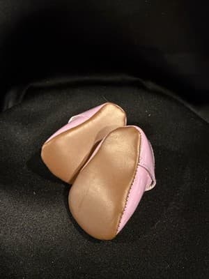 Cute Doll Clothes 18" Shoes Fits American Girl Dolls Pink With Strap - Thumbnail 4