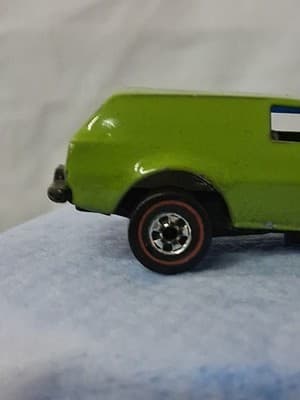 Vintage Hot Wheels REDLINE Tires Green Poison Pinto Hong Kong 1975 - Thumbnail 6
