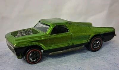 Vtg Hot Wheels Redline Seasider 1969 No Boat Shiny Green Rare Car🛞 - Thumbnail 2
