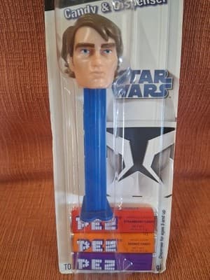 Star Wars The Clone Wars Series Anakin Skywalker PEZ Dispenser NEW - Thumbnail 2