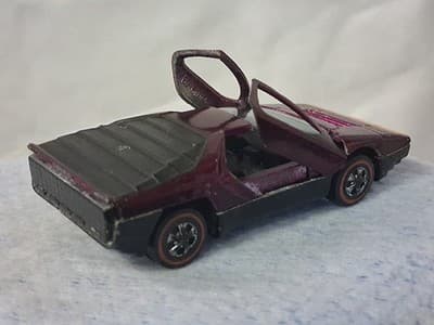 Hot Wheels REDLINE 1969 Carabo Magenta Diecast Rare Vtg Lifting Doors 🔥🛞 - Thumbnail 6