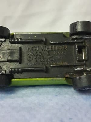 Vintage Hot Wheels REDLINE Tires Green Poison Pinto Hong Kong 1975 - Thumbnail 10