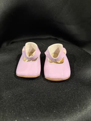 Cute Doll Clothes 18" Shoes Fits American Girl Dolls Pink With Strap - Thumbnail 2