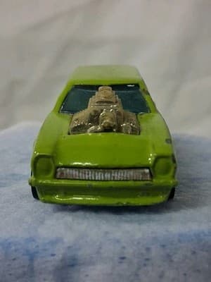 Vintage Hot Wheels REDLINE Tires Green Poison Pinto Hong Kong 1975 - Thumbnail 3