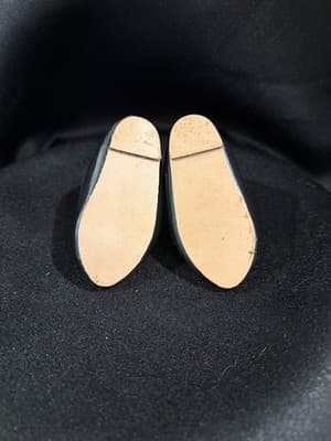 Doll Clothes 18" Shoes Fits American Girl Dolls Blue Strapped Boots - Thumbnail 2