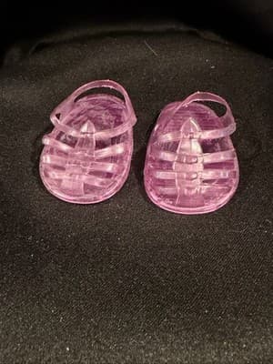 American Girl Doll 18" Pleasant Company 1998 Birthday Outfit Jelly Sandals Shoes - Thumbnail 2