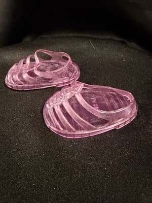 American Girl Doll 18" Pleasant Company 1998 Birthday Outfit Jelly Sandals Shoes - Thumbnail 3