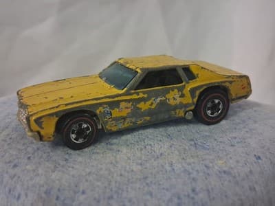 Vintage Hot Wheels Red Line Monte Carlo Stocker #38 Yellow 1974 Hong Kong - Thumbnail 2