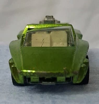 Redline Hotwheels Light Apple Green 1969 Hairy Hauler White Interior - Thumbnail 4