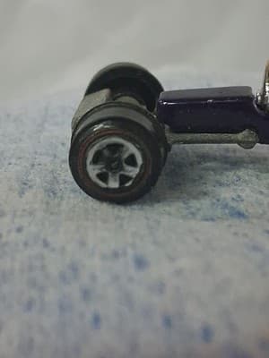 Johnny Lightning Custom Dragster Metalic Purple Redline - Thumbnail 6