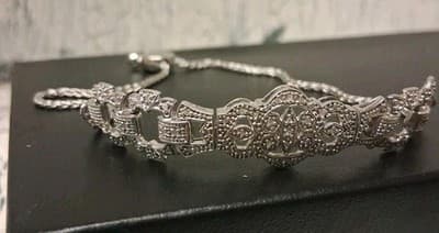 Ross-Simons 0.25 ct. t.w. Diamond Openwork Bolo Bracelet in Sterling Silver Exc - Thumbnail 6