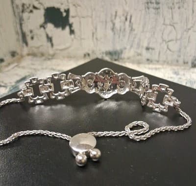 Ross-Simons 0.25 ct. t.w. Diamond Openwork Bolo Bracelet in Sterling Silver Exc - Thumbnail 8