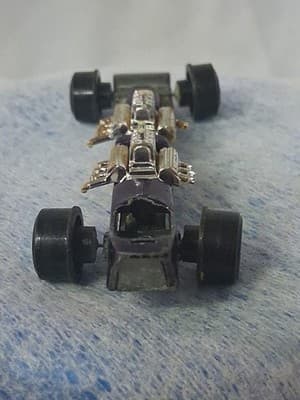 Johnny Lightning Custom Dragster Metalic Purple Redline - Thumbnail 2