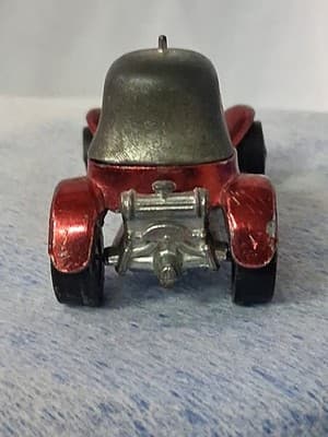 Rare Vintage Redline Hot Wheels RED Red Baron 1969 Hong Kong #2 Vtg - Thumbnail 7