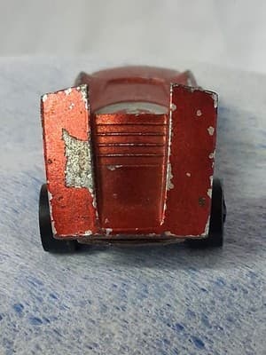 1968 Hot Wheels Red Line Turbofire Spectraflame Red USA Made Mattel - Thumbnail 5