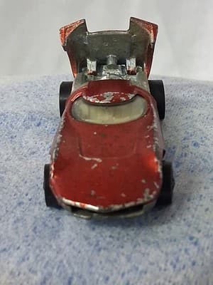 1968 Hot Wheels Red Line Turbofire Spectraflame Red USA Made Mattel - Thumbnail 8