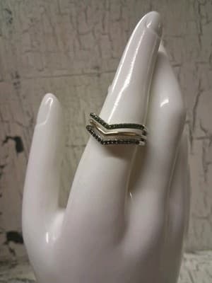 Star Wars Light x Dark Women's Ring 925 10k Sterling Silver - Thumbnail 2