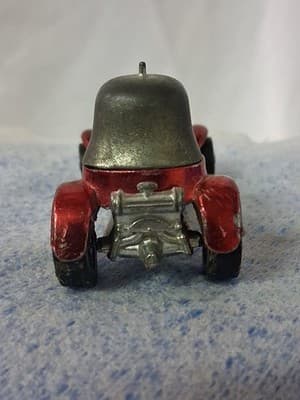 Rare Vintage Redline Hot Wheels RED Red Baron 1969 Hong Kong #2 Vtg - Thumbnail 3