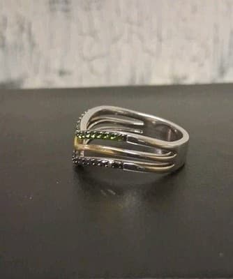 Star Wars Light x Dark Women's Ring 925 10k Sterling Silver - Thumbnail 5