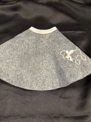 American Girl Poodle Skirt outfit Handmade Designer Dress For 18" American Girl - Thumbnail 2