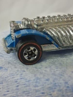 Hot Wheels 1970 Redline Baby Blue Sweet 16 Die cast Car, Good Shape Hong Kong! - Thumbnail 10