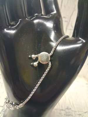 Ross Simons Boho Bracelet Infinity Diamond Sterling Silver Adjustable Slide Exc - Thumbnail 6