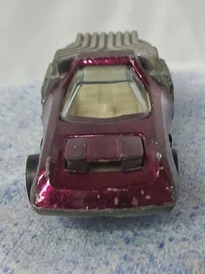 Hot Wheels Redline Noodle Head 1970 Vtg Magenta with White Interior 🔥✨️ - Thumbnail 9