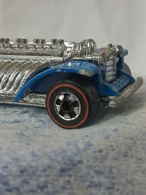 Hot Wheels 1970 Redline Baby Blue Sweet 16 Die cast Car, Good Shape Hong Kong! - Thumbnail 3