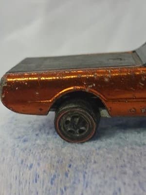 Hot Wheels Y24 Original 1968 Redline US CUSTOM FLEETSIDE Spectraflame Orange 🛻 - Thumbnail 7
