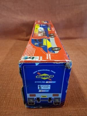 SUNOCO 2004 Race Car Hauler w/Car & Pit Wagon NASCAR New In Box - Thumbnail 5