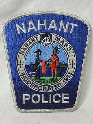 PATCH LAW ENFORCEMENT POLICE NAHANT MASSACHUSETTS Nice! Vibrant Colors OBSOLETE