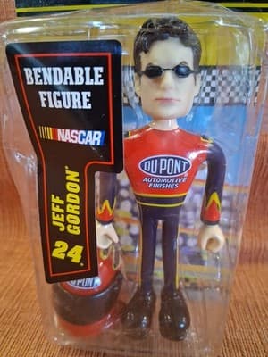 Jeff Gordon Bobble Dobbles Bendable Action Figure Sealed - Thumbnail 2