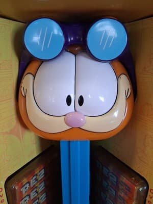 Giant Garfield Pez Candy Dispenser NEW in Box 2003 Blue Cartoon Cat RARE - Thumbnail 5