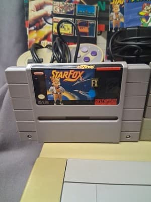 Nintendo Super Nintendo Console + 2 Games + Controller Tested + Manuals Original - Thumbnail 5