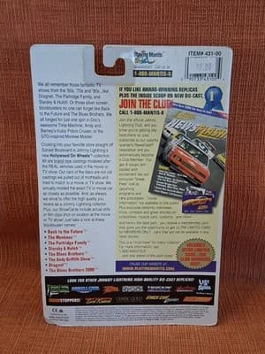 Johnny Lightning Hollywood On Wheels Dragnet 1/64 Gold 1967 Ford Fairlane 500 - Thumbnail 4