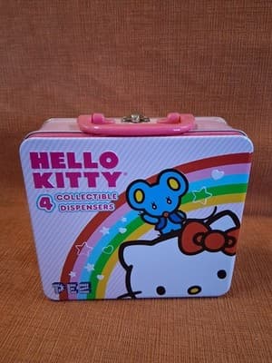 Hello Kitty Pez Gift Set Retired Collectible Dispensers w Display Case Sealed - Thumbnail 5