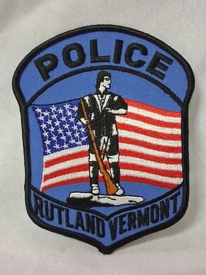 RUTLAND VERMONT POLICE COLLECTIBLE PATCH OBSOLETE
