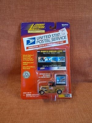 NIP JOHNNY LIGHTNING UNITED STATES POSTAL SERVICE 1929 FORD MODEL A P/U TAN
