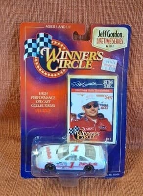 Winners Circle – No. 4 of 6-Jeff Gordon Lifetime Series Car & Card - Die Cast