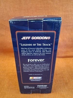 Jeff Gordon #24 Bobble Head 2003 Forever Legends of the Track Limited Ed NIB - Thumbnail 5
