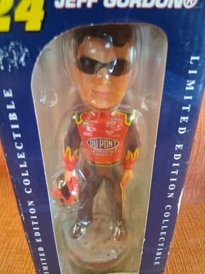 Jeff Gordon #24 Bobble Head 2003 Forever Legends of the Track Limited Ed NIB - Thumbnail 2