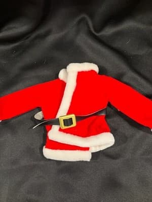 Cute Outfit For 18" American Girl Dolls Santa Top Jacket Christmas