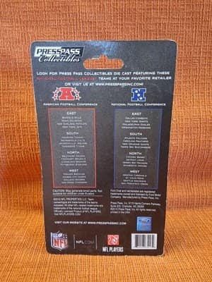 New York Giants Diecast Ford Car With Steve Smith Prestige Card - Thumbnail 3