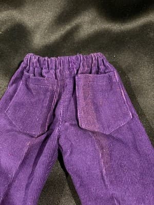 Cute Handmade Designer Outfit For 18" American Girl Purple Bottoms - Thumbnail 2